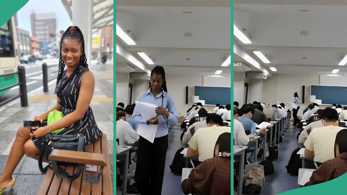 Video as Nigerian lady supervises students examination in Japan