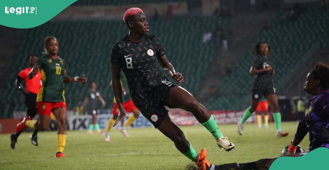 Super Falcons will play Cameroon in the return leg of the Olympic Qualifiers Super Falcons will play Cameroon in the return leg of the Olympic Qualifiers