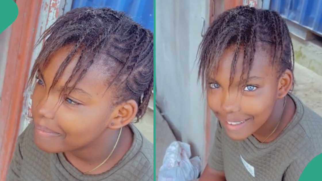 Reactions trail video of young girl with natural blue eyes Reactions trail video of young girl with natural blue eyes