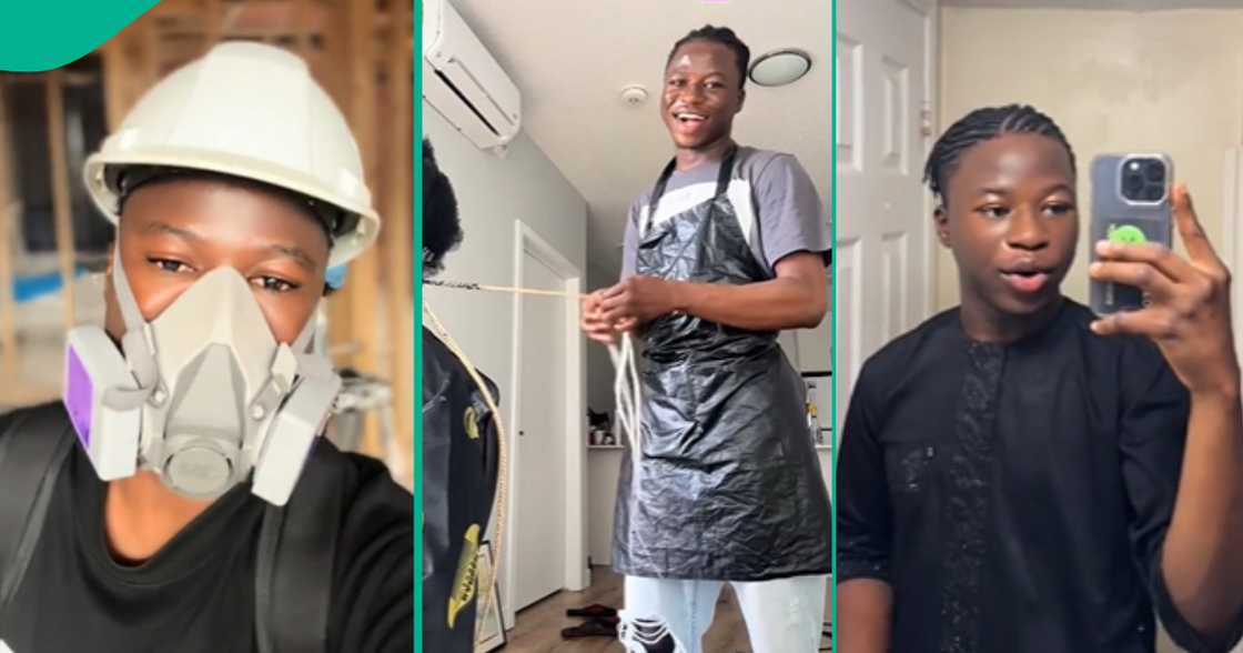 Young Nigerian student in Canada works as cleaner, builder, and hairstylist