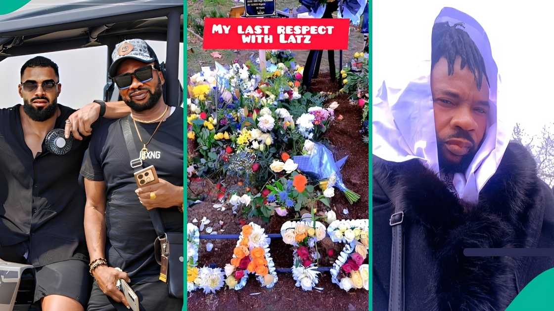 Latif and Sina were buried in London after they died in an accident in Nigeria