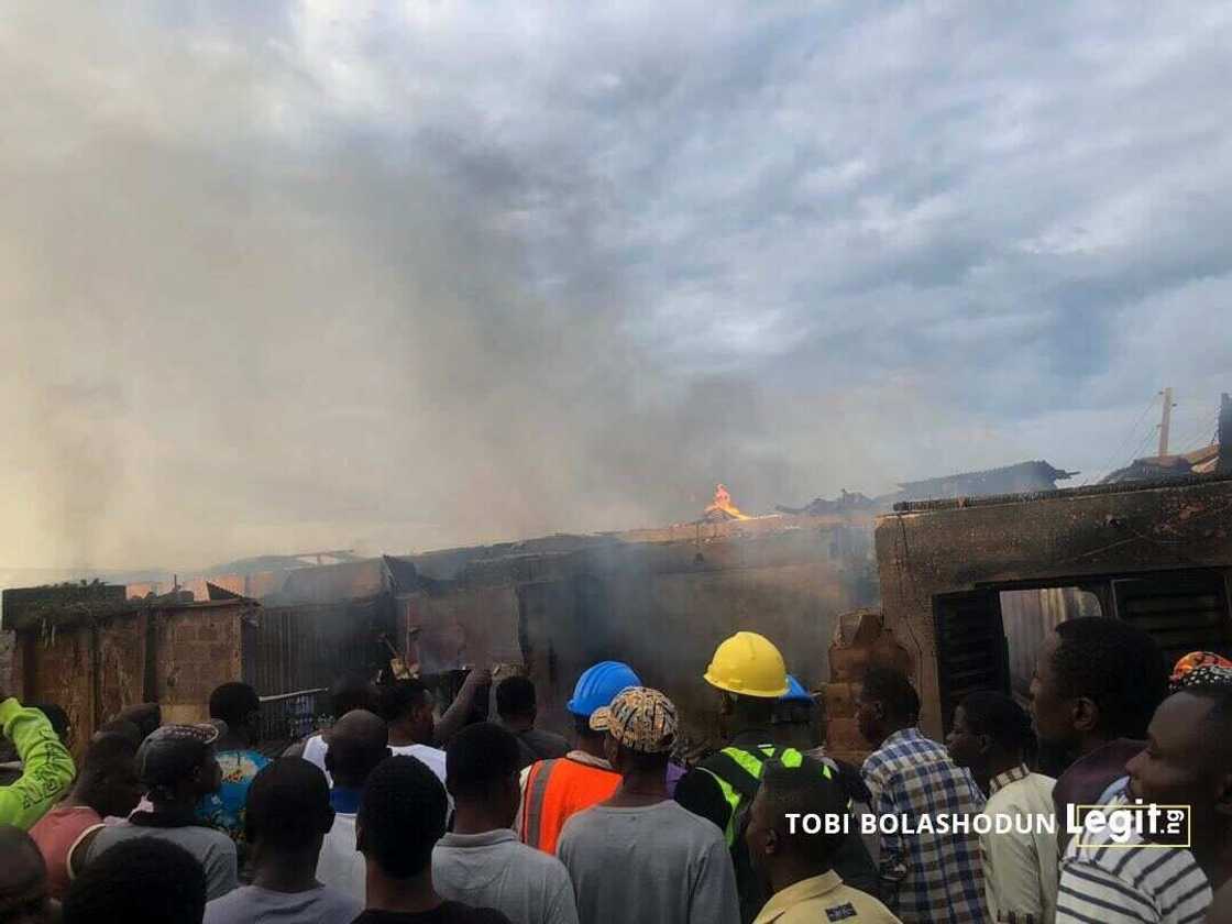 One feared dead as gas station catches fire in Lagos One feared dead as gas station catches fire in Lagos