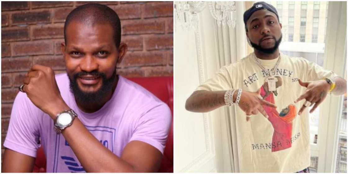 Uche Maduagwu is always calling out Davido on social media