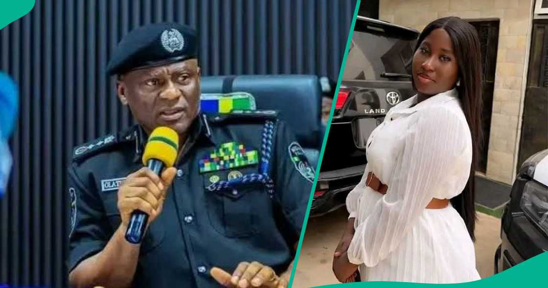 Tanko Habila addresses the media while discussing his petition to the IGP.