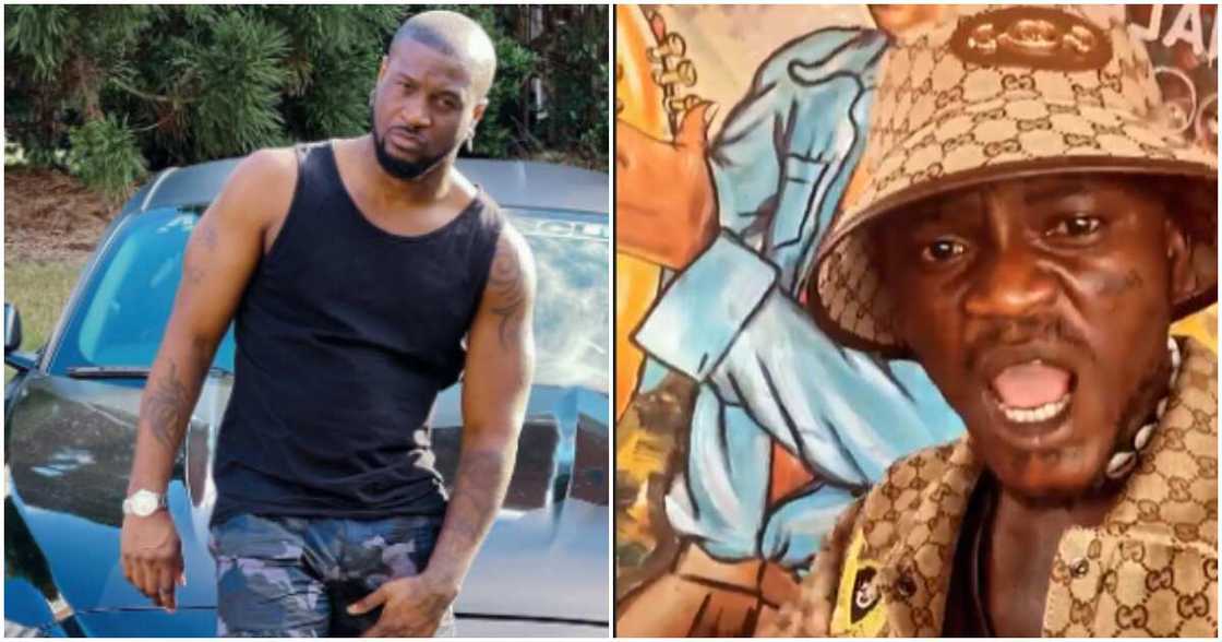 Singers Peter Okoye and Portable Singers Peter Okoye and Portable