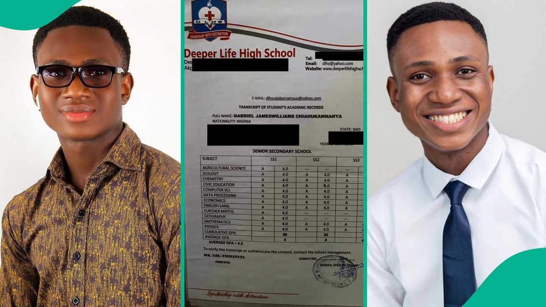 Ex-student of Deeper Life High School flaunts his secondary school results, challenges people to find B and win N5 million Ex-student of Deeper Life High School flaunts his secondary school results, challenges people to find B and win N5 million