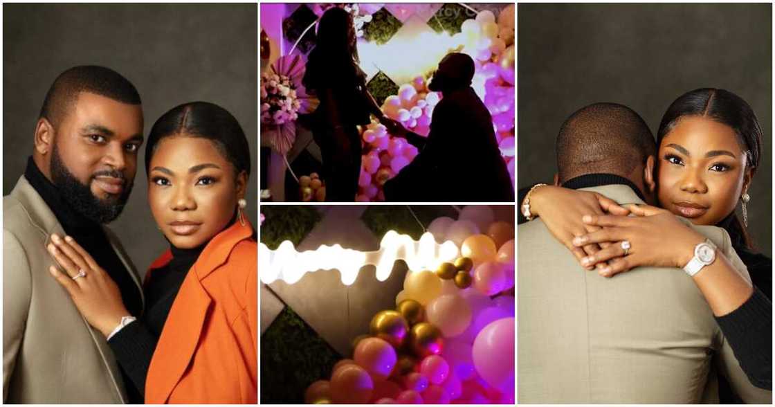 Gospel singer Mercy Chinwo gets engaged to Pastor Blessed Uzochikwa. Gospel singer Mercy Chinwo gets engaged to Pastor Blessed Uzochikwa.