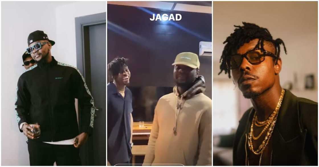 Photos of Kizz Daniel and Ladipoe