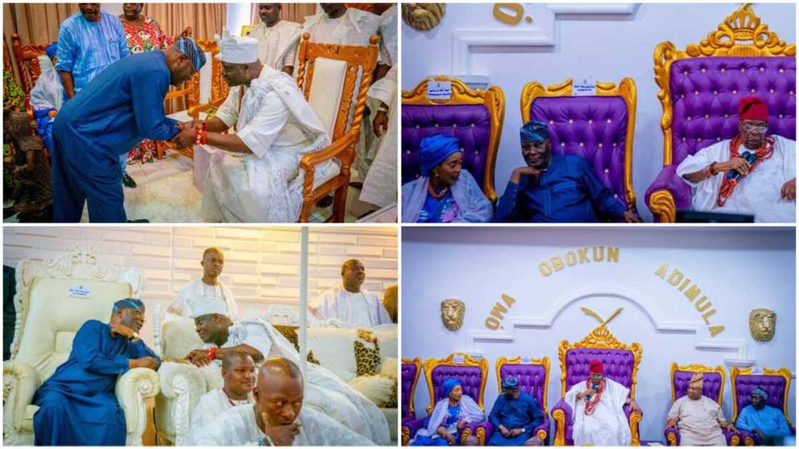 Atiku Abubakar/Ooni of Ife/Adeyeye Ogunwusi/2023 Election/Ile Ife, Osun Atiku Abubakar/Ooni of Ife/Adeyeye Ogunwusi/2023 Election/Ile Ife, Osun