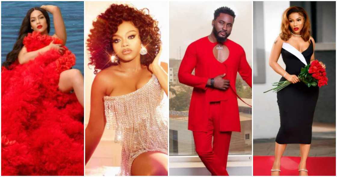 Valentine's Day: Ex-BBNaija stars outfits Valentine's Day: Ex-BBNaija stars outfits