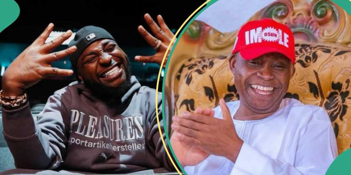 Davido celebrates father's 67th birthday. Davido celebrates father's 67th birthday.