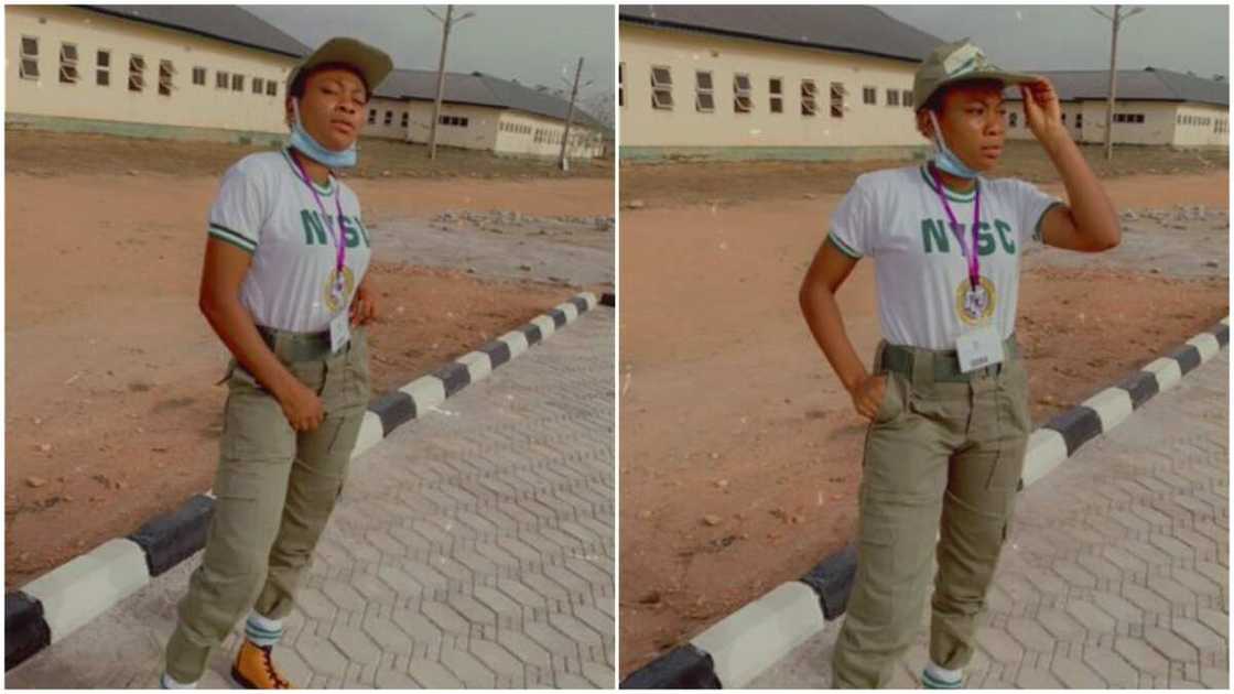 Nigerian lady finishes NYSC, says God more grace to achieve it in her family as last born Nigerian lady finishes NYSC, says God more grace to achieve it in her family as last born