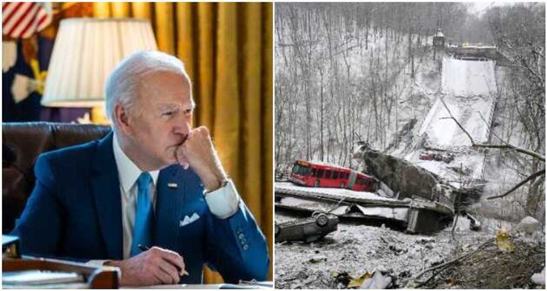 President Biden and the collapsed bridge President Biden and the collapsed bridge