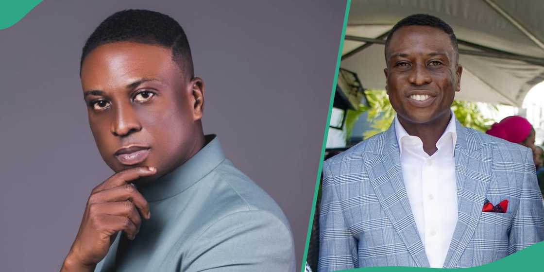 Pastor Bolaji Idowu addresses ladies in relationship at his church service.. Pastor Bolaji Idowu addresses ladies in relationship at his church service..