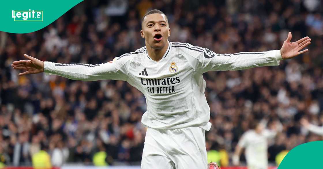 Dan wasan gaba a Real Madrid, Kylian Mbappe.