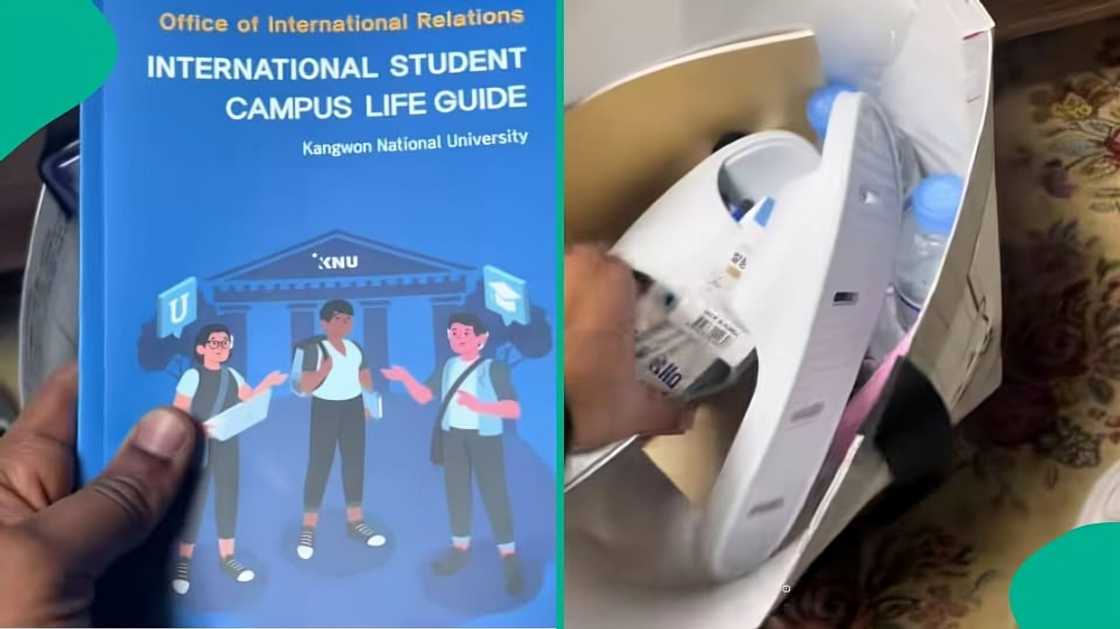 New student shows off university welcome package, video trends New student shows off university welcome package, video trends
