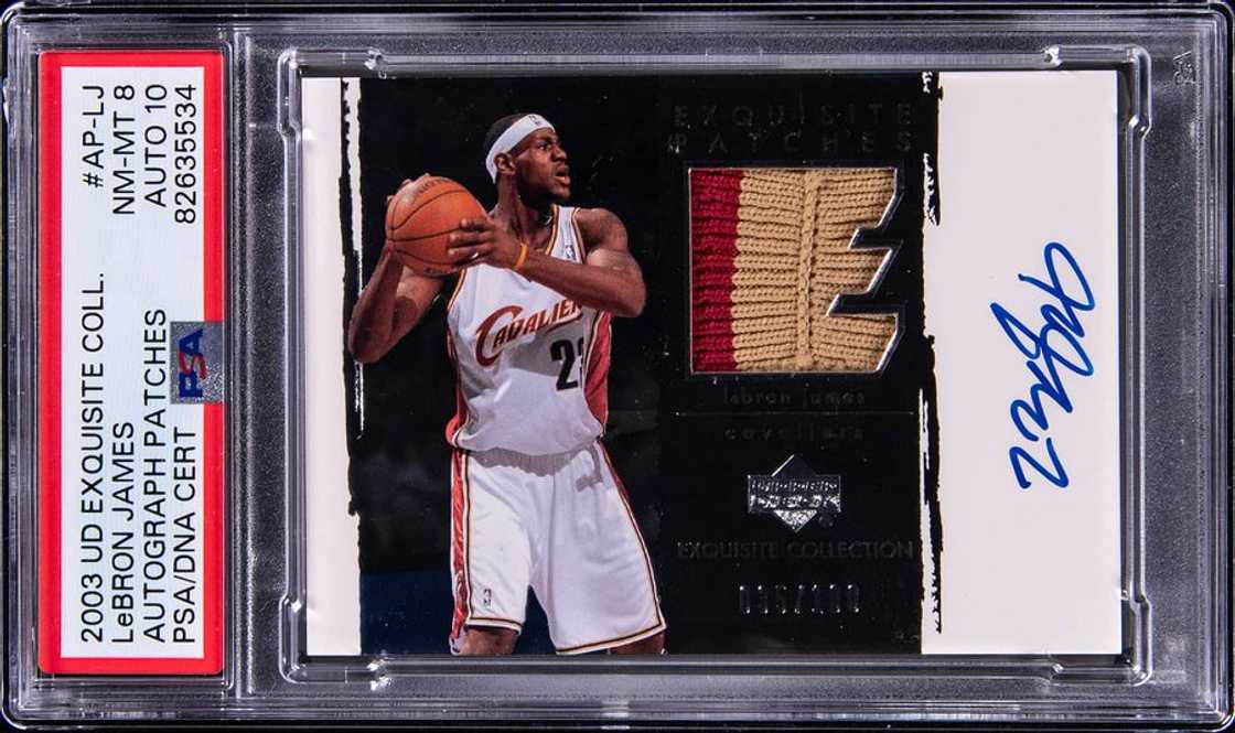 LeBron James 2003-04 rookie card