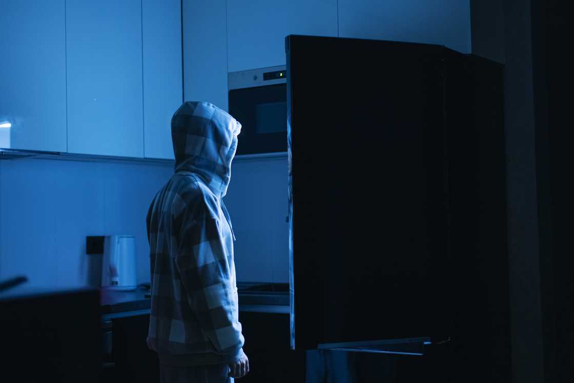A man in a hoodie