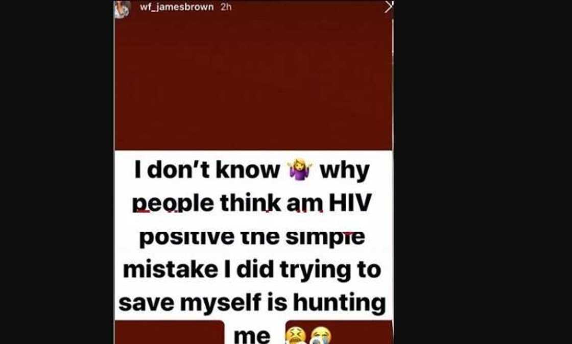 I am not HIV positive - Cross-dresser James Brown backtracks I am not HIV positive - Cross-dresser James Brown backtracks