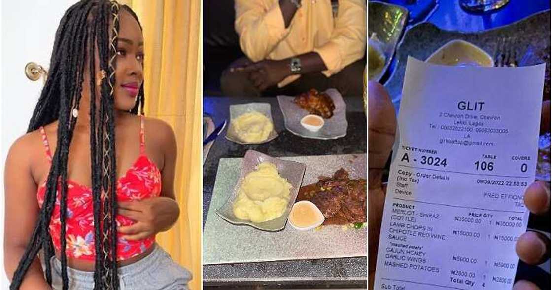 Lady spends N58,700 on her man, expensive date Lady spends N58,700 on her man, expensive date