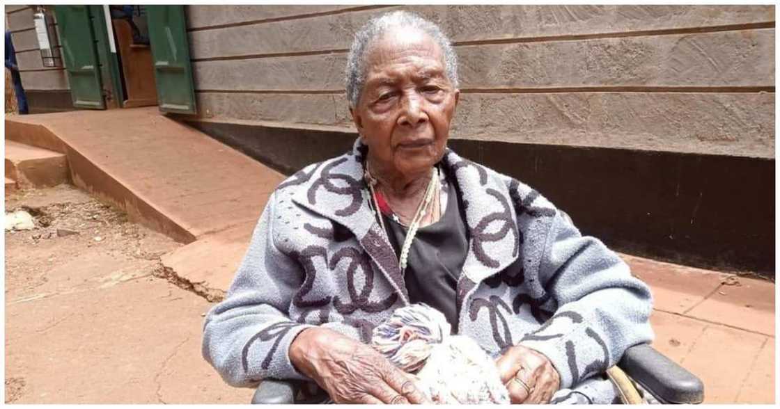 Mary Nguru, 97-year-old mum, wheelchair, family property, trespassing, Kenyan, Sabena Wairimu Mary Nguru, 97-year-old mum, wheelchair, family property, trespassing, Kenyan, Sabena Wairimu