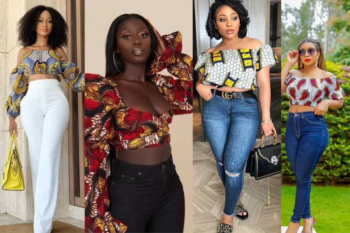 Best styles of Ankara tops to pair with skirts jeans and leggings Legit.ng