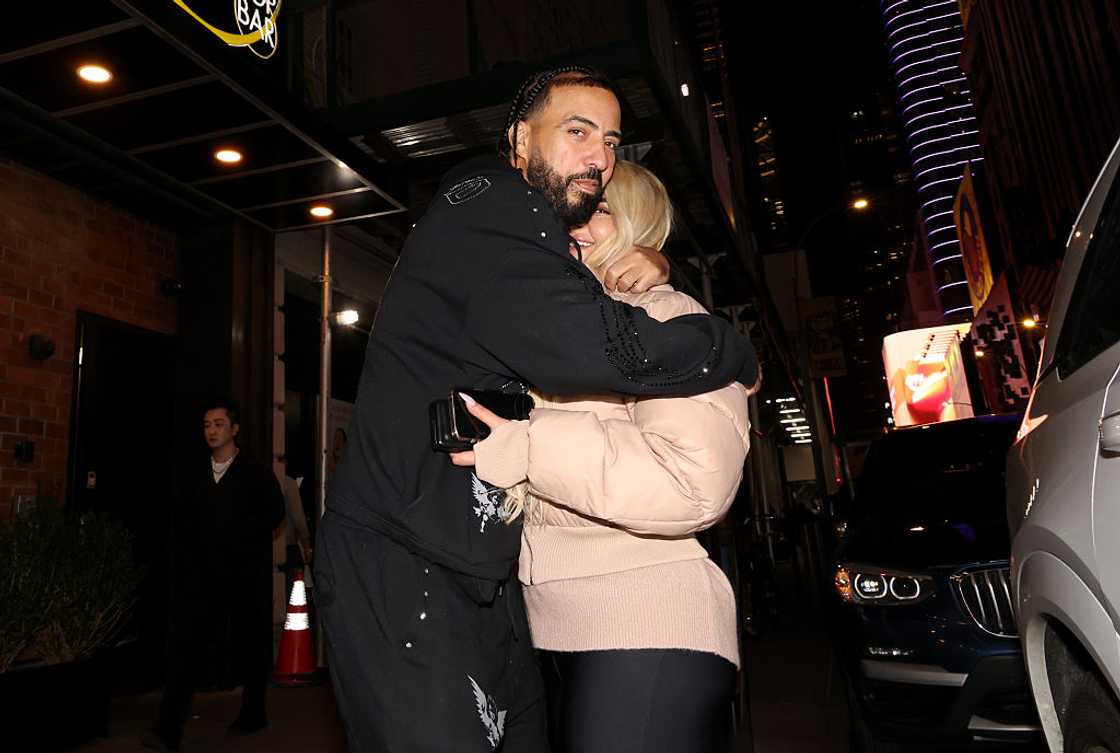 French Montana and Sheikha Mahra in New York City.
