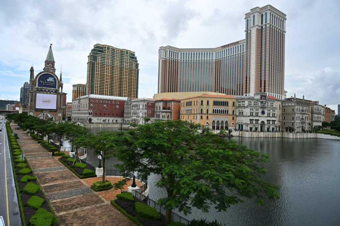 Macau's lucrative casino sector has been hammered by the city's strict Covid restrictions Macau's lucrative casino sector has been hammered by the city's strict Covid restrictions