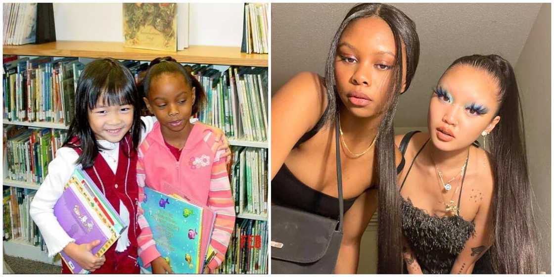 Young Lady Reunites with Her Childhood Bestie after 16 Years, Their Photos Make Many Begin Search for Theirs Young Lady Reunites with Her Childhood Bestie after 16 Years, Their Photos Make Many Begin Search for Theirs