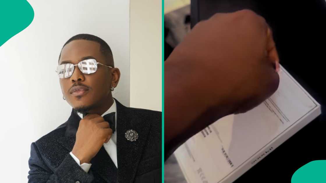 Actor Timini unboxes new iPhone 16. Actor Timini unboxes new iPhone 16.