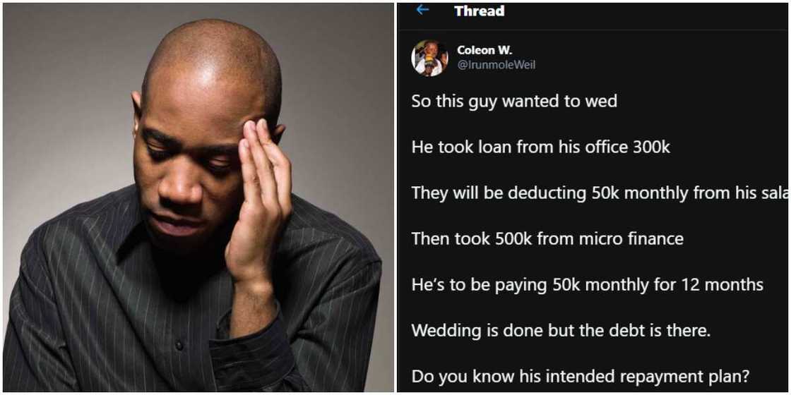 Man who borrowed money to throw lavish wedding neck-deep in debt as guests failed him Man who borrowed money to throw lavish wedding neck-deep in debt as guests failed him