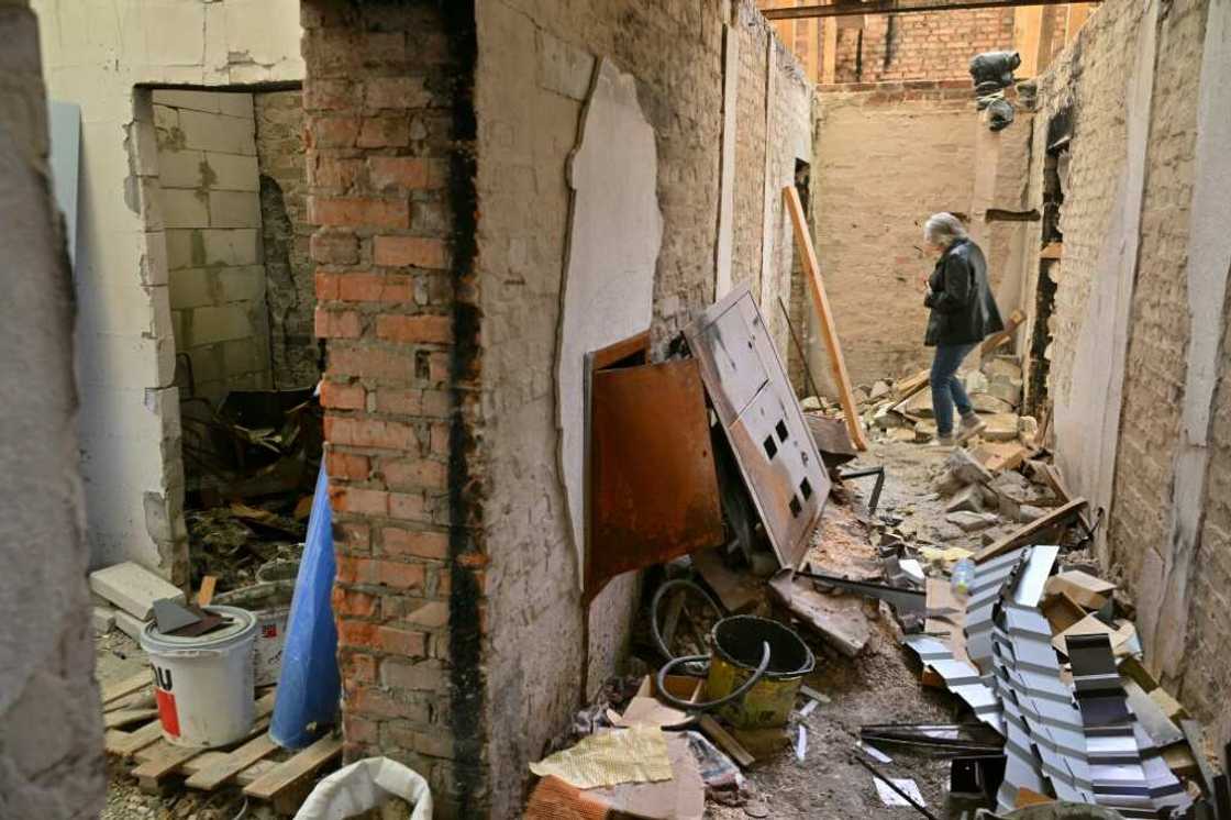 Irpin was targetting by Russian artillery in the first days of the invasion Irpin was targetting by Russian artillery in the first days of the invasion