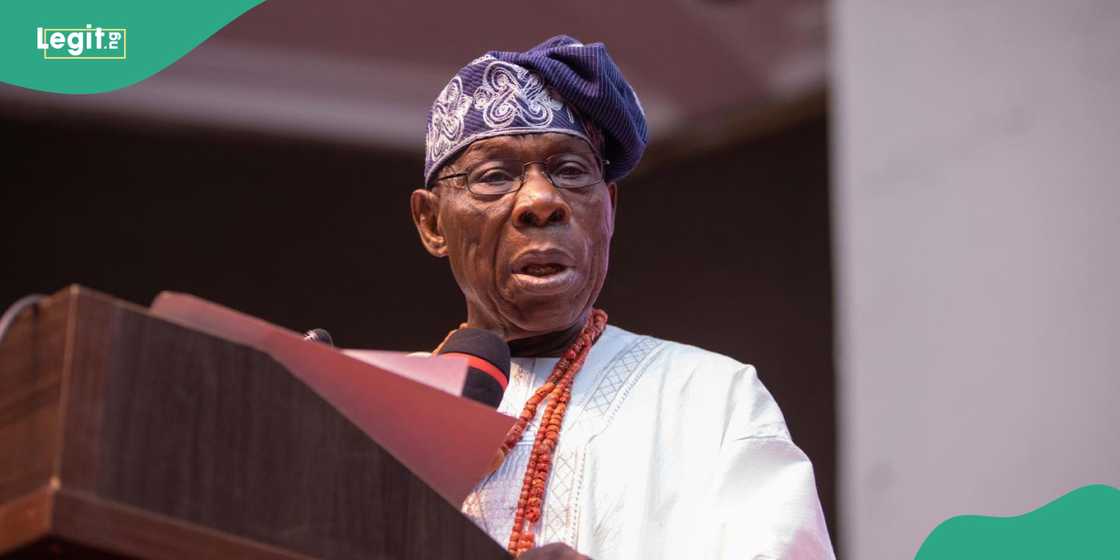 Former president Olusegun Obasanjo speaks about last moment with late Afenifere leader, Ayo Adebanjo Former president Olusegun Obasanjo speaks about last moment with late Afenifere leader, Ayo Adebanjo