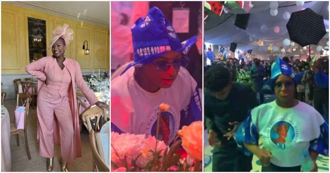 DJ Cuppy almost unrecognizable at granny’s 90th birthday party DJ Cuppy almost unrecognizable at granny’s 90th birthday party