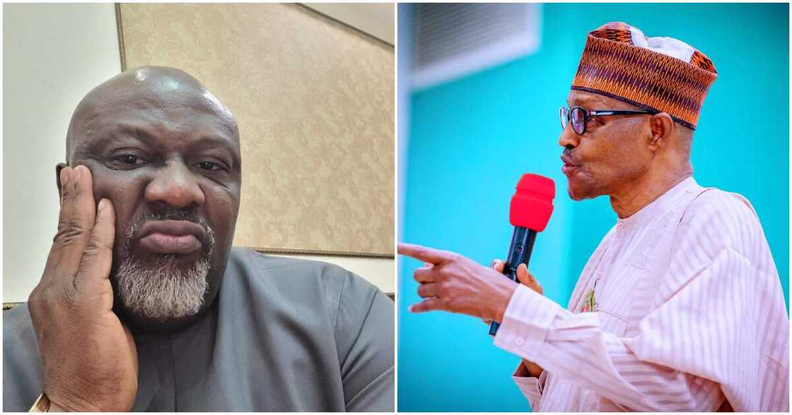 When is UK prime minister coming to Nigeria - Dino Melaye mocks Buhari's London medical trip When is UK prime minister coming to Nigeria - Dino Melaye mocks Buhari's London medical trip