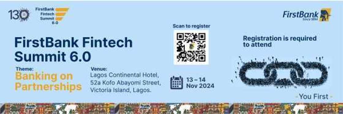 FirstBank Host Fintech Summit 6.0, Launches Fintech Innovators Pitch Programme FirstBank Host Fintech Summit 6.0, Launches Fintech Innovators Pitch Programme