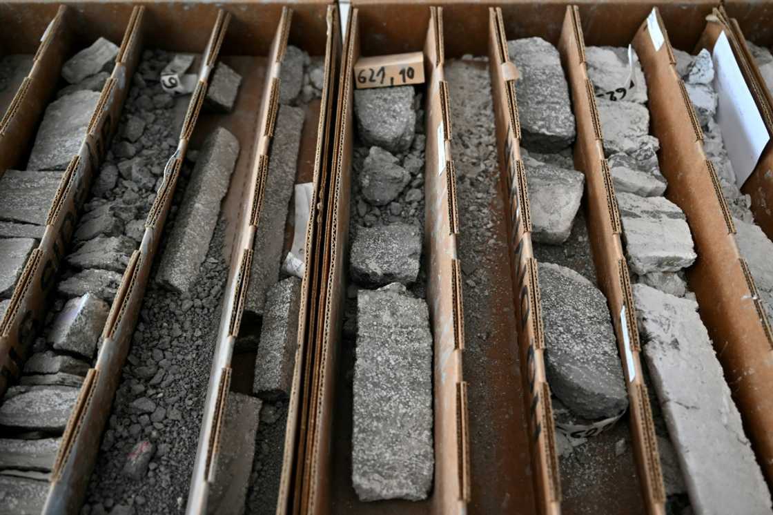 Lithium ore samples from the Jadar valley where the mine will operate Lithium ore samples from the Jadar valley where the mine will operate