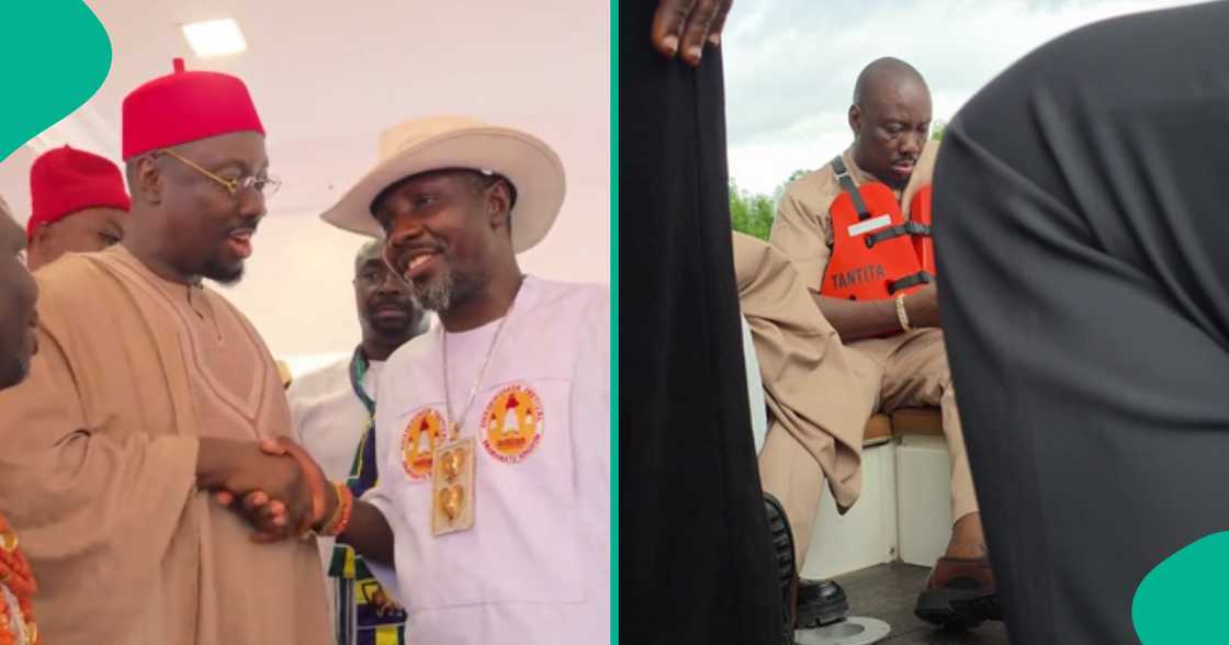 Man who accompanied Obi Cubana to Warri event recounts scary moment they almost got stuck on river Man who accompanied Obi Cubana to Warri event recounts scary moment they almost got stuck on river