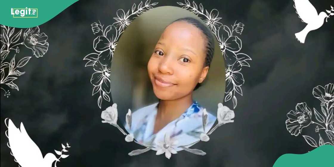 A nail technician shows off her flier A nail technician shows off her flier