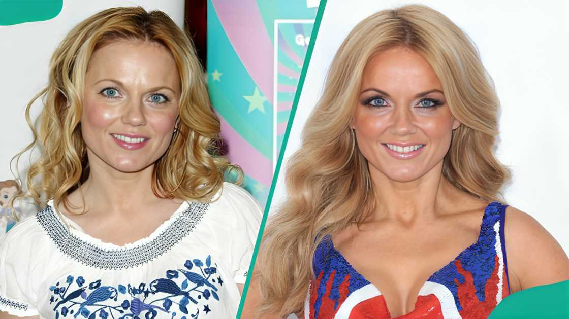 Geri Halliwell smiling for the camera Geri Halliwell smiling for the camera