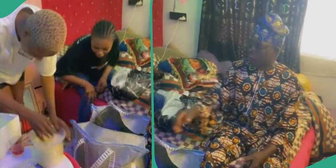 Mixed reactions as dad gifts daughter garri as birthday gift Mixed reactions as dad gifts daughter garri as birthday gift