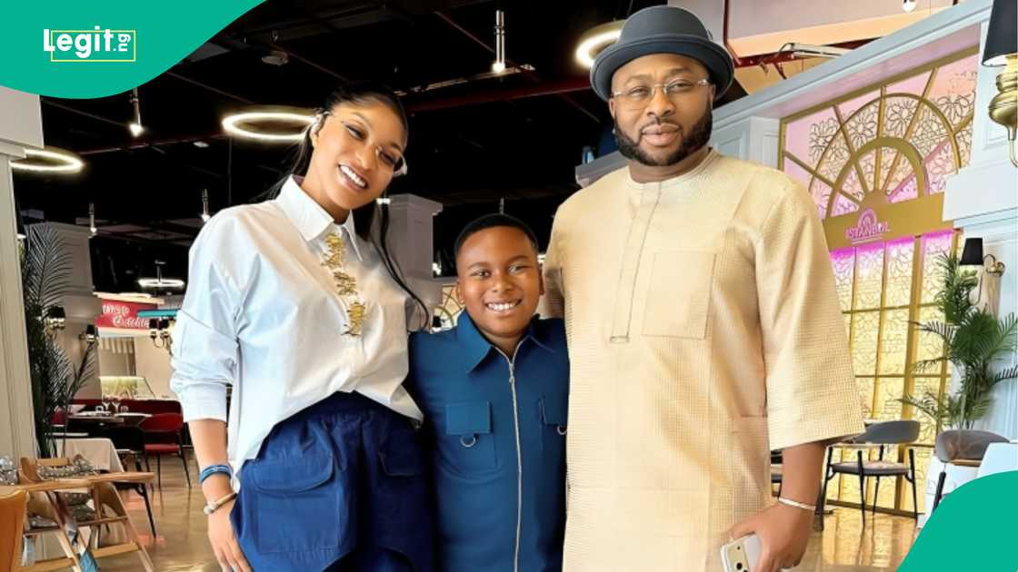 Churchill met his son physically for the first time in many years, with photos of the emotional reunion flooding social media.