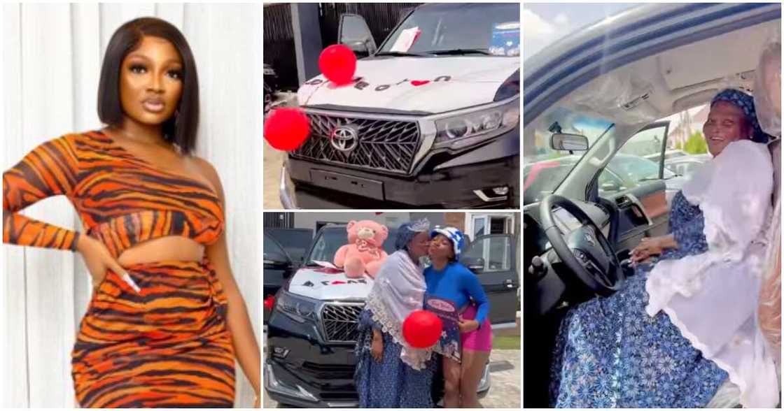 Papaya Ex gifts mother brand new car. Papaya Ex gifts mother brand new car.