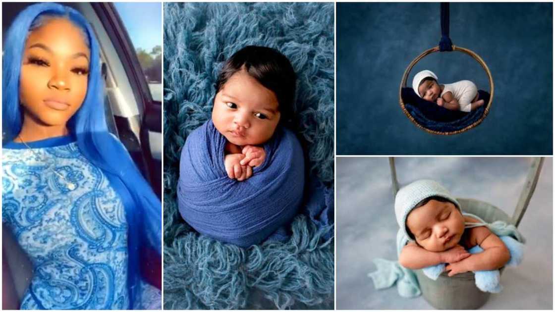 Check out the amazing photoshoot this young lady gave her baby, stirs reactions Check out the amazing photoshoot this young lady gave her baby, stirs reactions