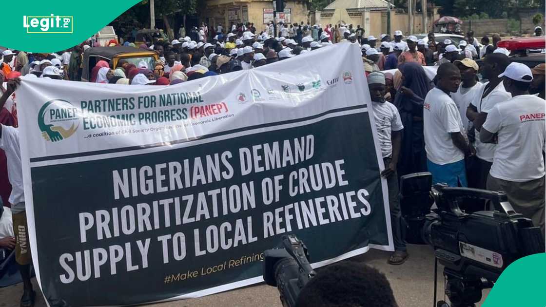 Masu zanga zangar goyon bayan Dangote a Kaduna