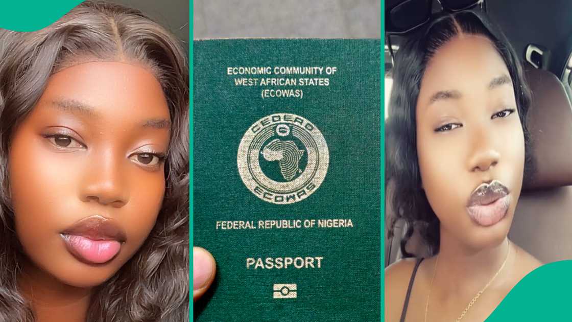 Nigerian lady laments as she has not used her international passport to travel abroad.