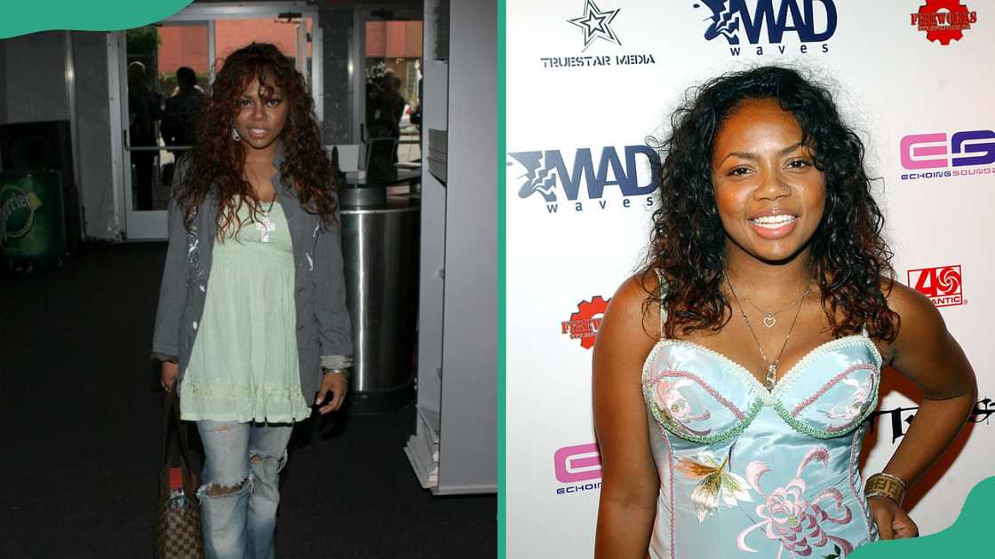 Sicily Sewell at a fashion event (L). The actress appears at an entertainment event in California (R)