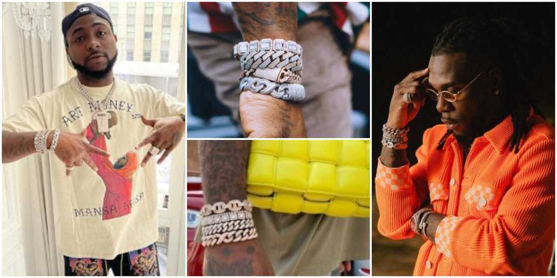 Must He always Compete: Reactions as Burna Boy Flaunts Bracelets, Rings similar to Davido's Must He always Compete: Reactions as Burna Boy Flaunts Bracelets, Rings similar to Davido's