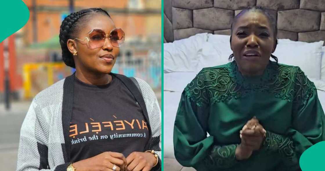 Actress Biola Bayo exposes lady she interviewed who faked her death. Actress Biola Bayo exposes lady she interviewed who faked her death.