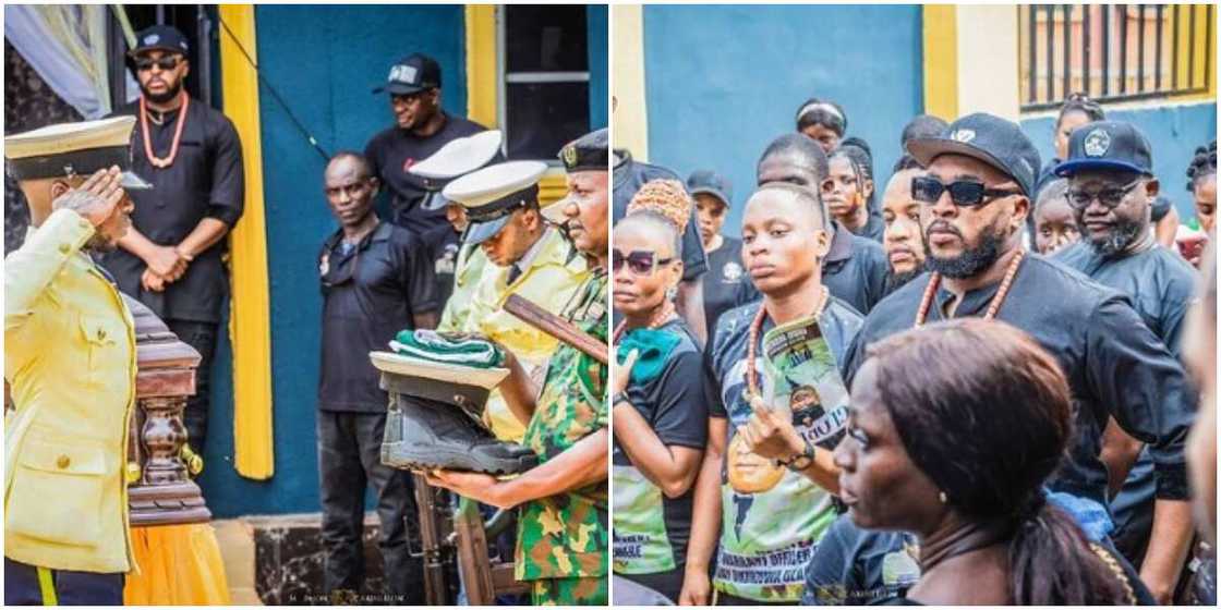 Nosa Rex buries father Nosa Rex buries father